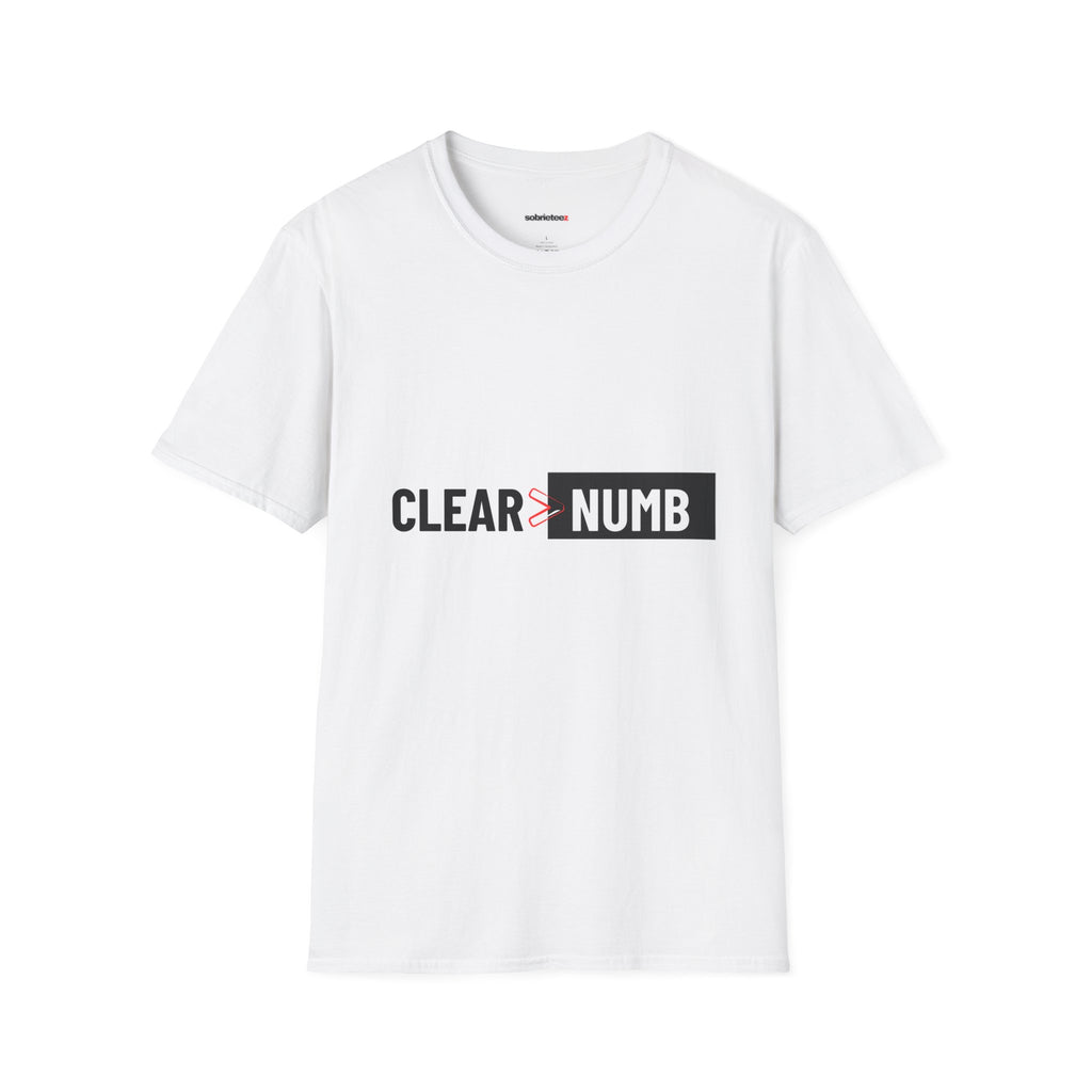 Clear Over Numb — Mental Health Tee